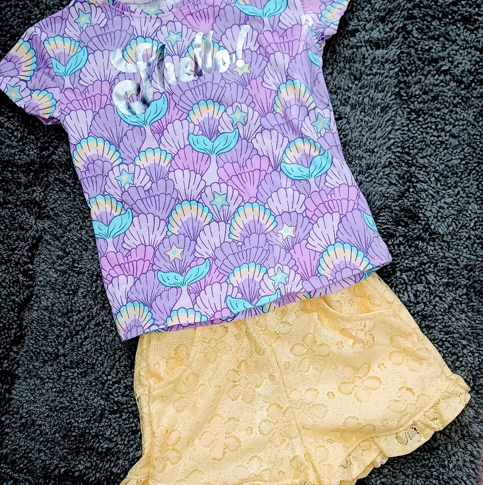 Shirt and shorts